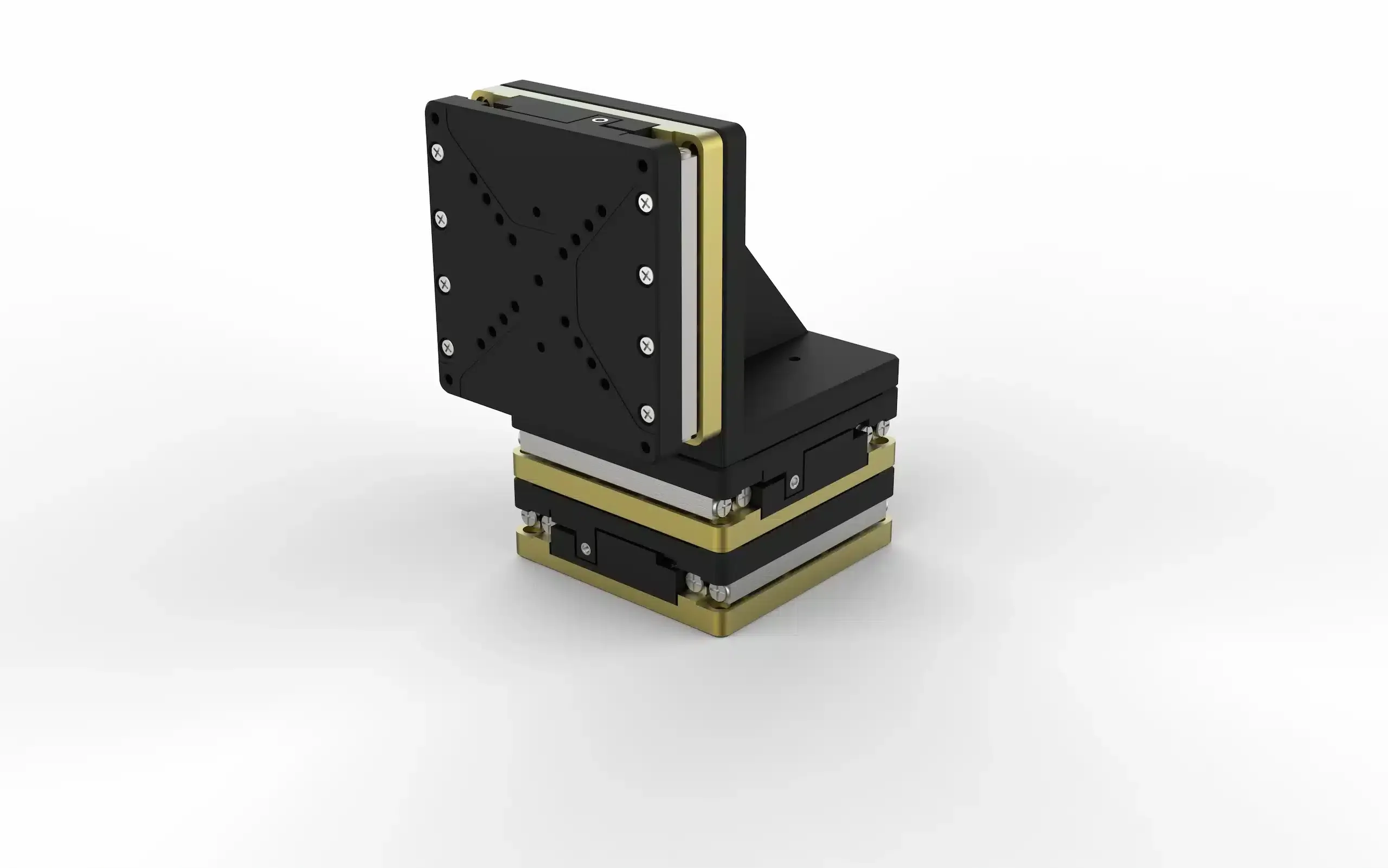 GO-LS4545 stages assembled for XYZ positioning with a vertical mount